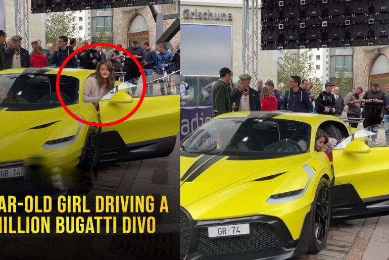 21-year-old Girl Driving A $8 Million Bugatti Divo