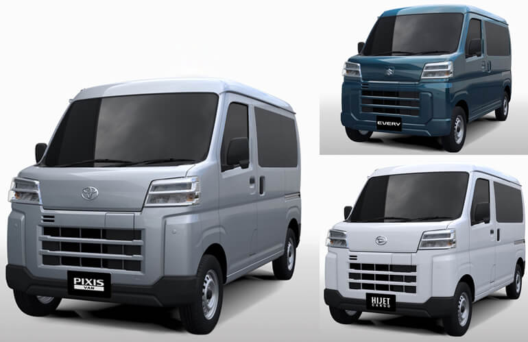 Korope Mini Bus Gone Digital As Toyota and Suzuki co-developed new mini electric vans and BEV platform