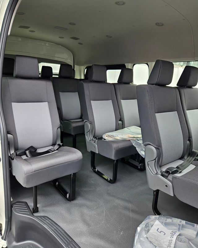 Interior of the 2023 Toyota HiAce