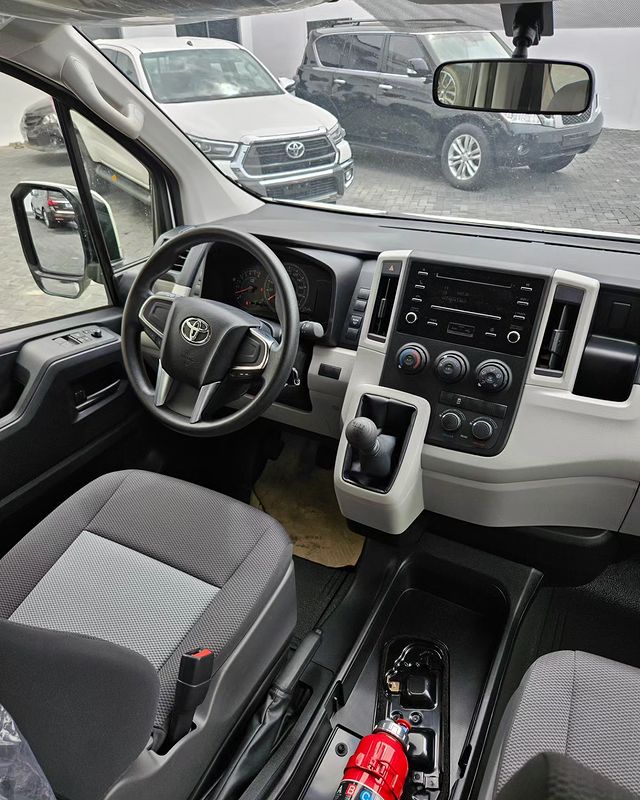 dashboard of 2023 Toyota HiAce in Nigeria